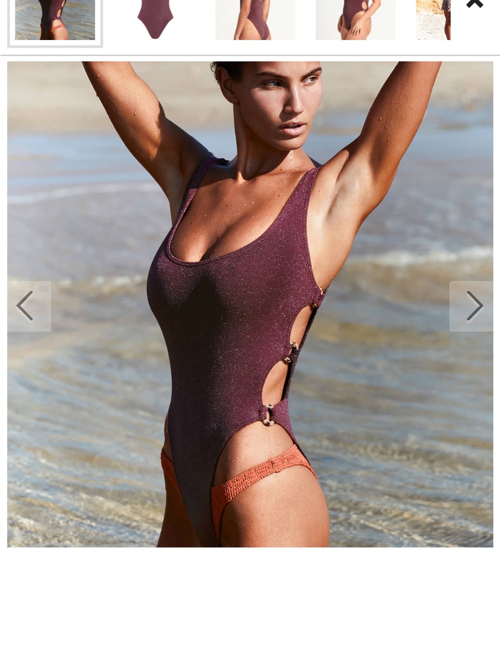 Wireless one-piece swimsuit Madison
